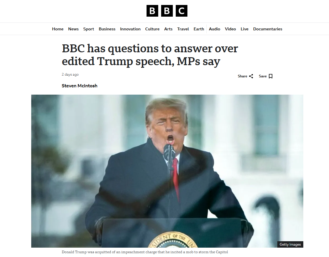 2025_11_06_19_27_45_BBC_has_questions_to_answer_over_edited_Trump_speech_on_Panorama_MPs_say