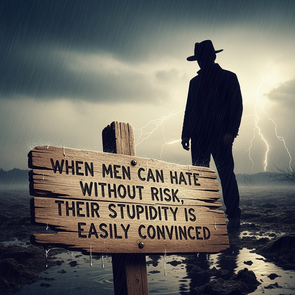 Hatred without risk Hatred without risk