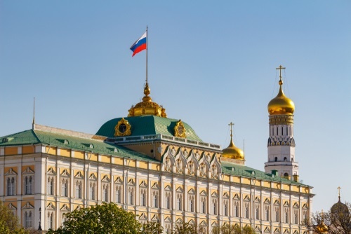 Moscow,,Russia,-,May,01,,2019:,View,Of,Grand,Kremlin