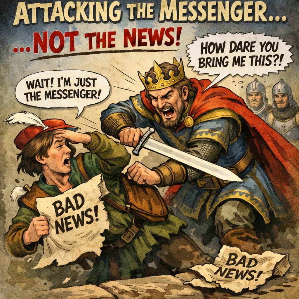 Attacking,The,Messenger,Rather,Than,The,News