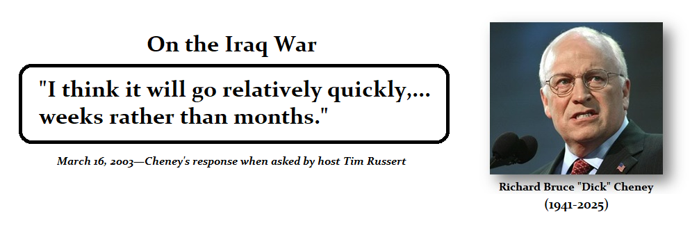 Cheney Dicj 1941 2025 weeks not months