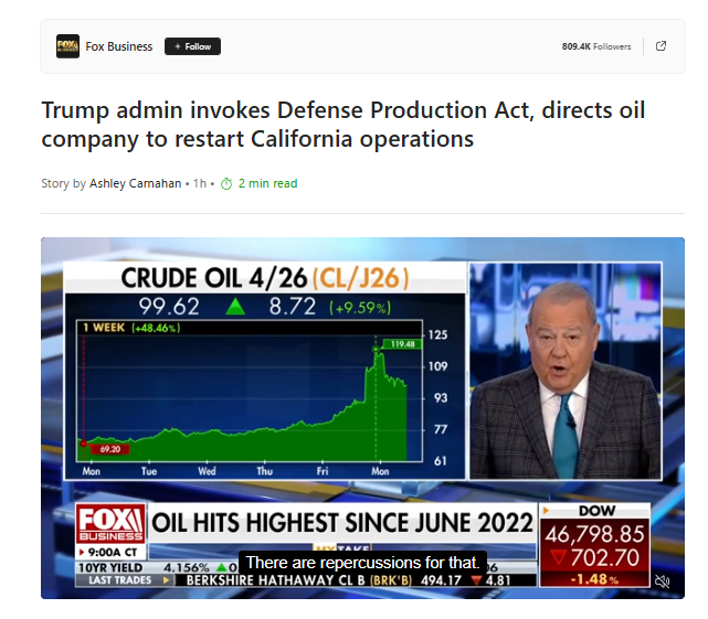 2026_03_15_09_31_39_Trump_admin_invokes_Defense_Production_Act_directs_oil_company_to_restart_Calif