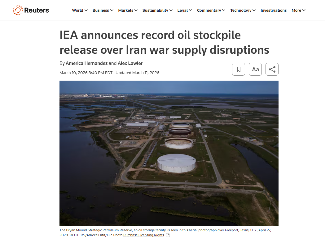 2026_03_15_09_33_02_IEA_announces_record_oil_stockpile_release_over_Iran_war_supply_disruptions_Re
