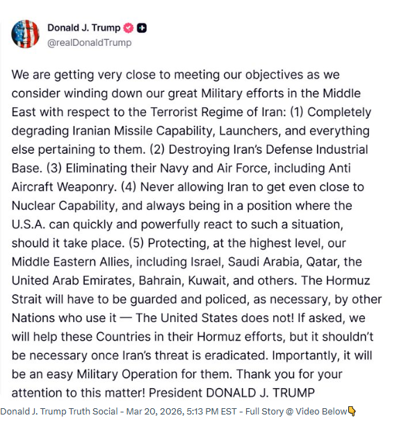 2026_03_20_21_06_56_Commentary_Donald_J._Trump_Posts_From_Truth_Social_on_X_Trump_Makes_Huge_Ira 2026_03_20_21_06_56_Commentary_Donald_J._Trump_Posts_From_Truth_Social_on_X_Trump_Makes_Huge_Ira