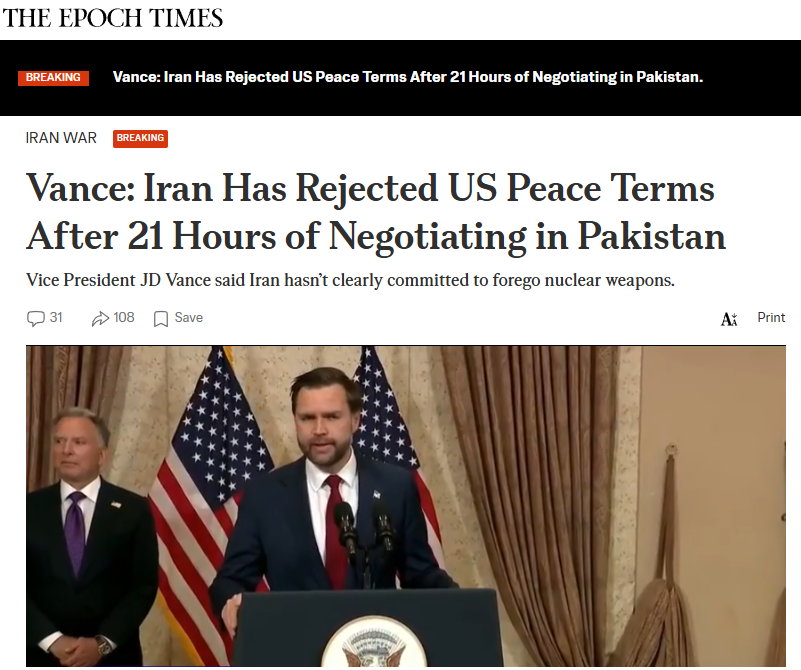 2026_04_11_22_09_39_Vance_Iran_Has_Rejected_US_Peace_Terms_After_21_Hours_of_Negotiating_in_Pakista