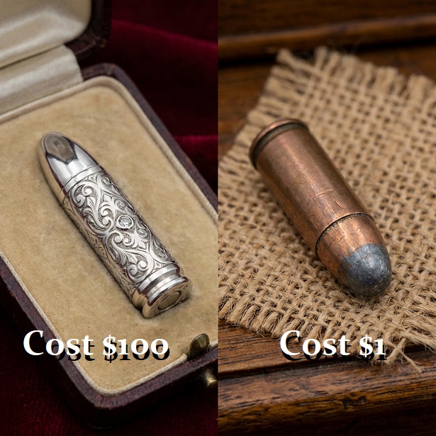 Fancy silver bullet vs copper bullet