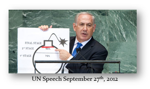 Netanyahu 2012 UN Speech Bomb
