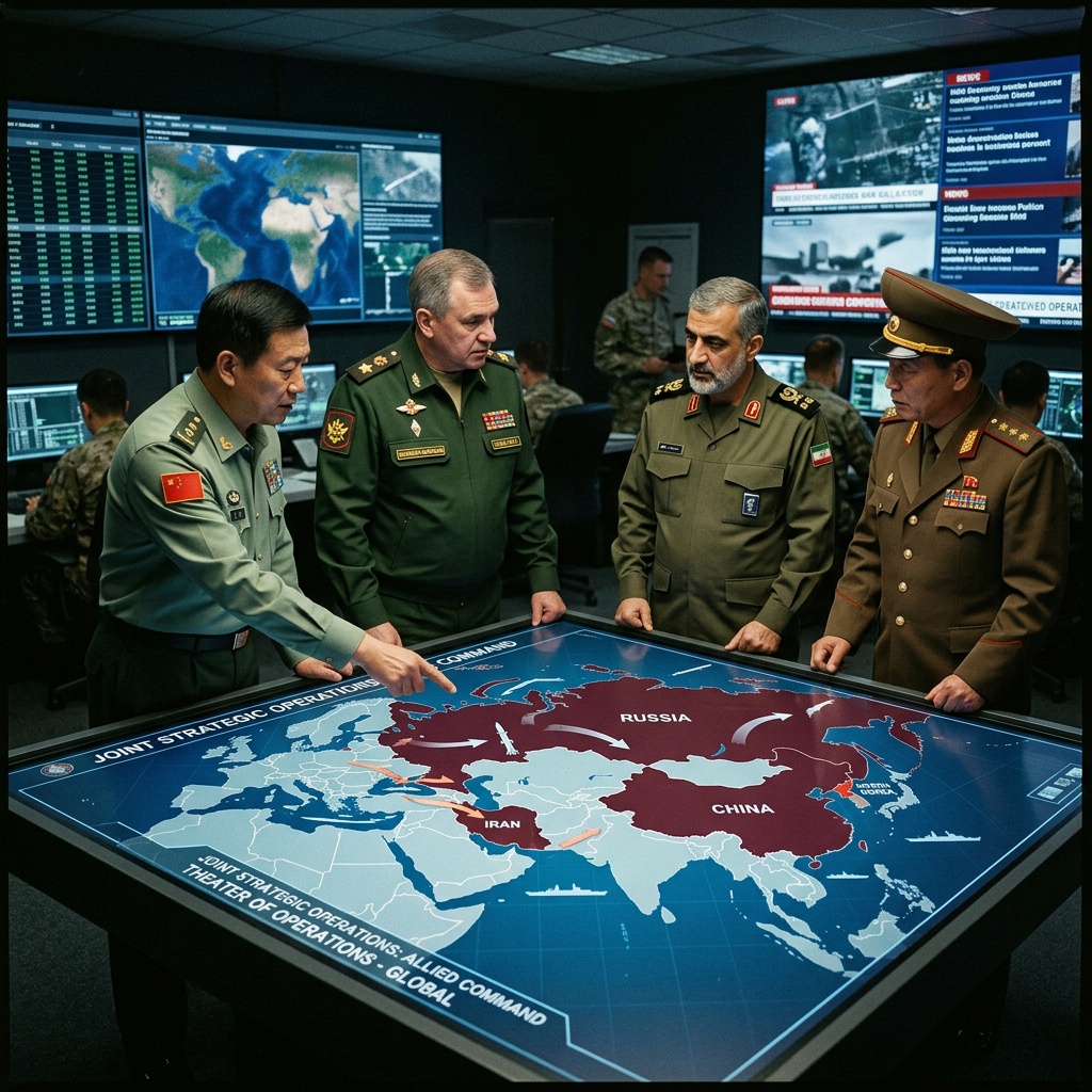 China,,North,Korea,,Russia,,And,Iran,Join,Forces,For,World