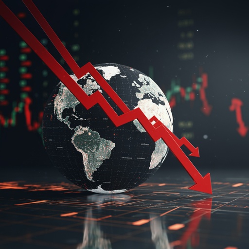 A,3d,Concept,Of,The,Global,Financial,Crisis,,Where,The