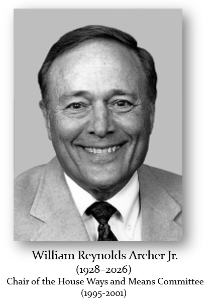Archer Bill Chairman 1995 2001 Archer Bill Chairman 1995 2001