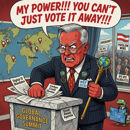 Cartoon,Of,A,Globalist,Upset,Over,Losing,Power