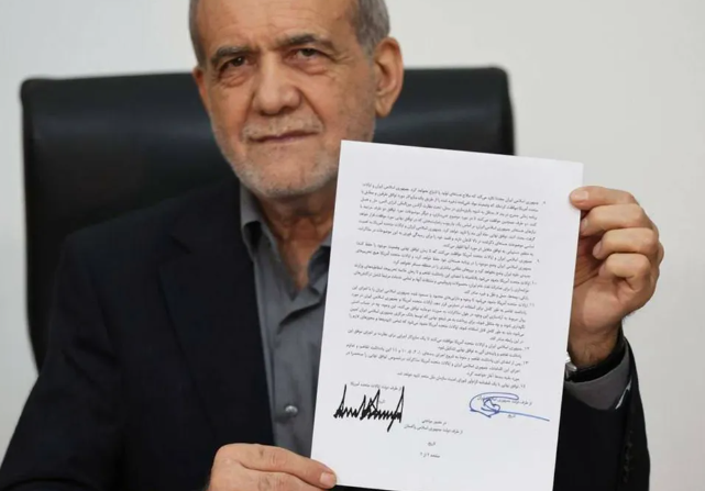 Pezeshkian Masoud 9th President Signed Agreement Pezeshkian Masoud 9th President Signed Agreement