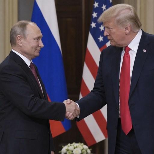 Putin,And,Trump,Shaking,Hands