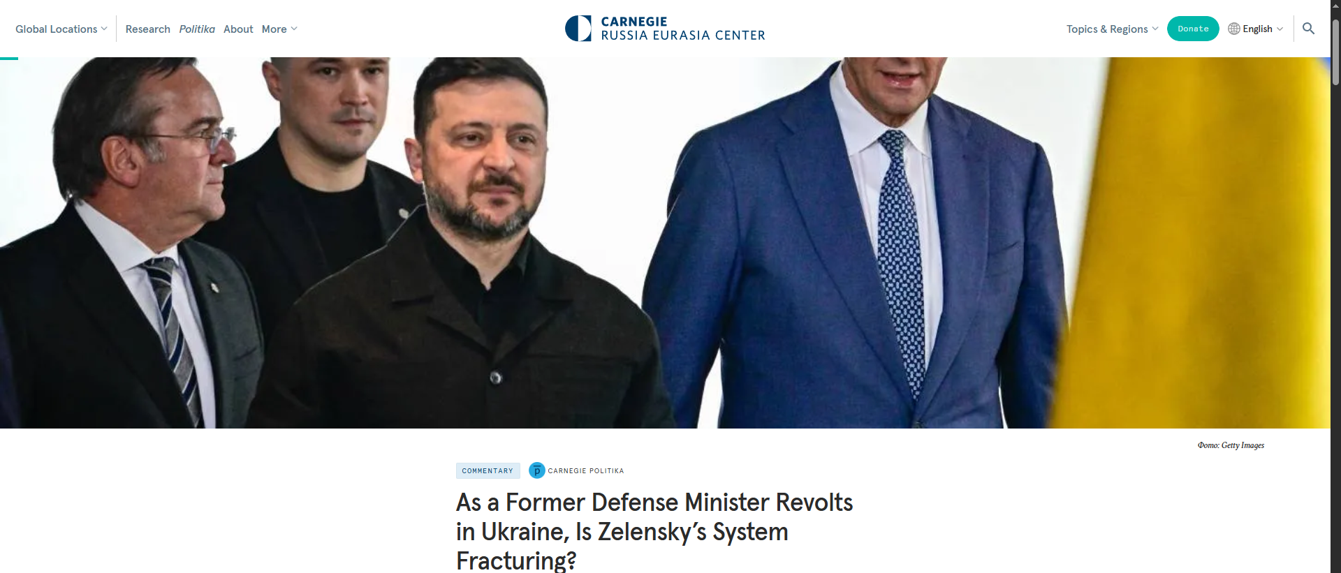 Zelensky Government Fracturing Zelensky Government Fracturing