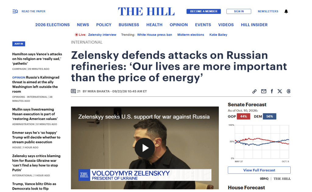 2026_10_11_13_38_55_Ukrainian_President_Volodymyr_Zelensky_defends_attacks_on_Russian_refineries_O 2026_10_11_13_38_55_Ukrainian_President_Volodymyr_Zelensky_defends_attacks_on_Russian_refineries_O