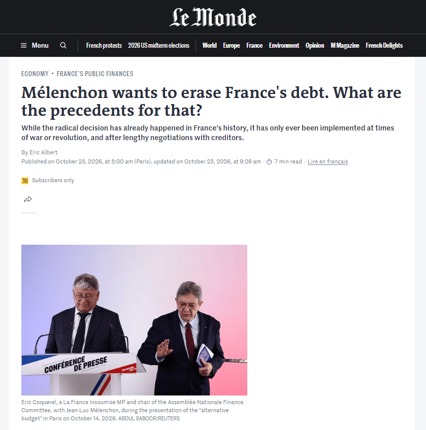 2026_10_25_13_43_25_Melenchon_wants_to_erase_France default on sovereign debt