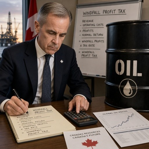 Carney Windfall Oil Profit Tax