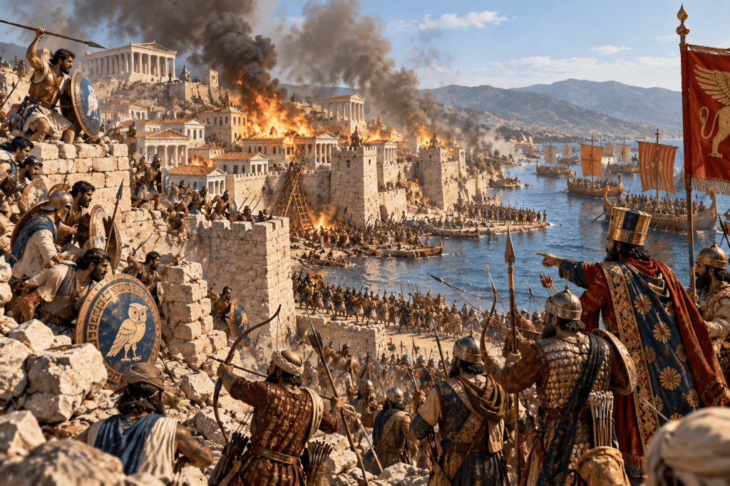 Ionian Revolt_ Burning Harbor Battle