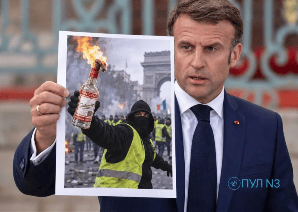 Macron Blames Riots on Putin Macron Blames Riots on Putin