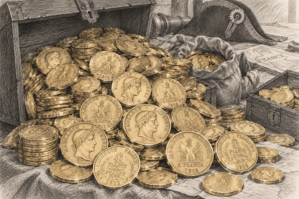 Napoleonic Coin Hoard in Graphite 1