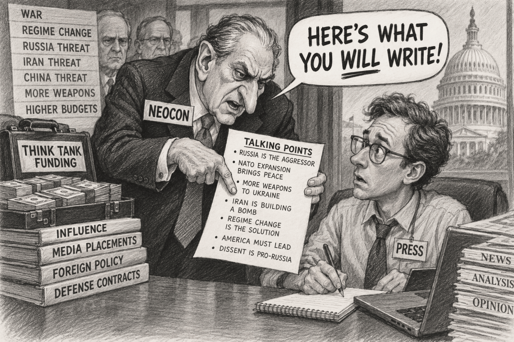 Neocon Controls the Talking Points