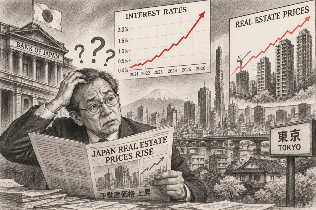 Puzzled Investor Amid Rising Tokyo Real Estate