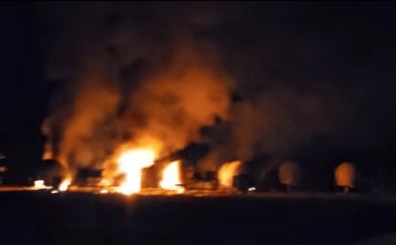 Starlink Ukraine Burns