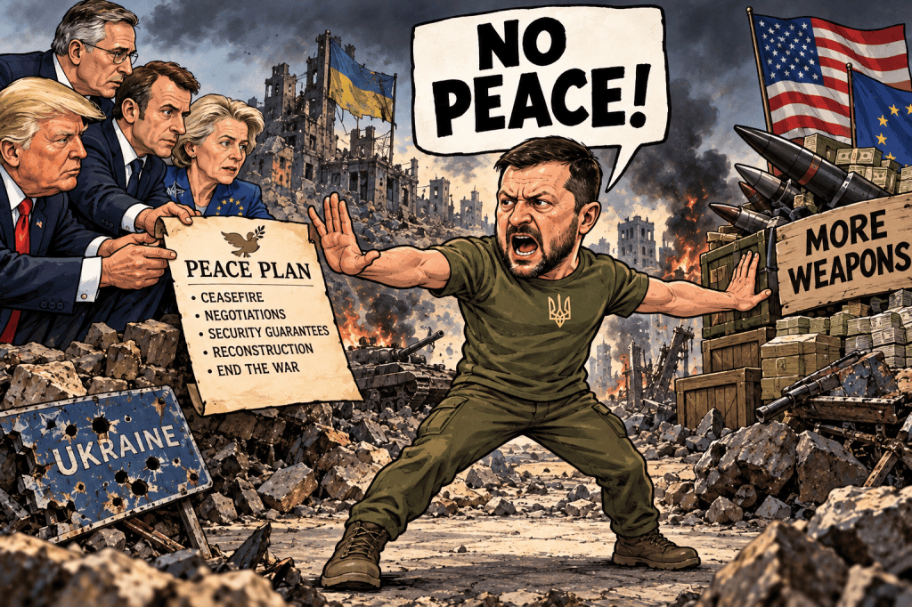 Zelensky Rejects the Peace Plan